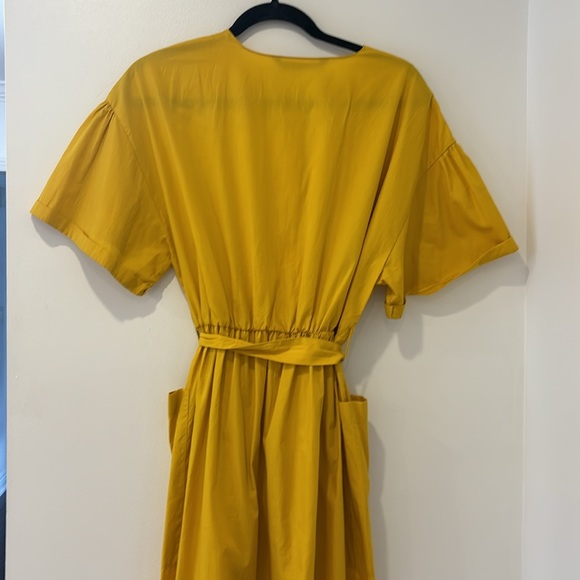 Zara yellow midi easy dress - Picture 9 of 9